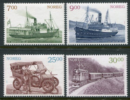 NORWAY 2008 History Of Transport Links  MNH / **.  Michel 1655-58 - Neufs