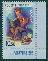 2010 Russia 1641+Tab Europa Cept - Children's Book 1,20 € - Unused Stamps
