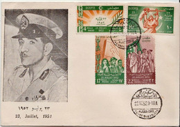 Egypt Set On FDC From 1952 - Storia Postale