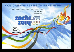 2011 Russia 1696/B144 2014 Olympic Games In Sochi 6,00 € - Unused Stamps