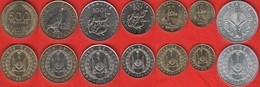 Djibouti Set Of 7 Coins: 5 - 500 Francs 1991-2013 UNC - Dschibuti