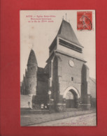 CPA - Roye  - Eglise Saint Gilles - Monument Historique De La Fin Du XVme Siècle - Roye