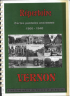 Repertoire VERNON Cartes Postales Anciennes 1900 1940  ( Annotations) Rare - Libros & Catálogos