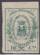 LOTE 2189  ///   (C105)  ESPAÑA GUERRA CIVIL  PONTEVEDRA Nº 7 FESOFI/SOFIMA - SUBSIDIO PRO-COMBATIENTES - Viñetas De La Guerra Civil