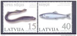 2005. Latvia, Fishes, 2v,  Mint/** - Lettland