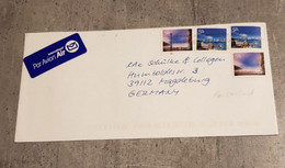 NEW ZEALAND PAR AVION AIR MAIL COVER CIRCULED SEND TO GERMANY - Airmail