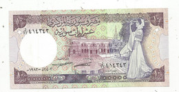 JC, Billet , SYRIE, Central Bank Of Syria ,10 , Ten Syrian Pounds , 1982 , UNC, 2 Scans - Siria