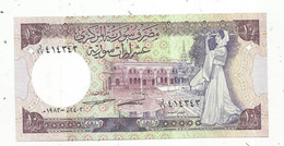JC, Billet , SYRIE, Central Bank Of Syria ,10 , Ten Syrian Pounds , 1982 , UNC, 2 Scans - Syria