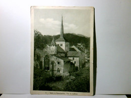 Eglise De Romainmótier. Vue Du Nord - Est. Benediktinerkloster. Schweiz. Alte Ansichtskarte / Postkarte S/w Un - Romainmôtier-Envy