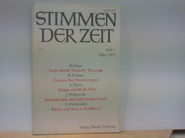 Stimmen Der Zeit - 185. Band - 95. Jahrgang - Heft 3 - Sonstige & Ohne Zuordnung