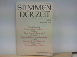 Stimmen Der Zeit - 184. Band - 94. Jahrgang - Heft 12 - Política Contemporánea