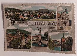 ETTLINGEN . Allemagne . Multi Vue 5 Photos . - Ettlingen