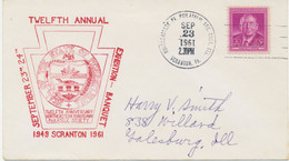 USA 1961 3C Harlan Fiske Stone (1872-1946), Minister Of Justice Superb Cover W Special Handstamp POSTMARK-ERROR RR!! - Brieven En Documenten