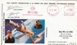 CENTRE NATIONAL D'ETUDES SPATIALES VOL HABITE BAUDRY CHRETIEN / 523 - Autres & Non Classés