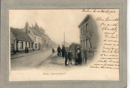 CPA - (59) SECLIN - Aspect De La Rue De Burgault En 1902 - Seclin