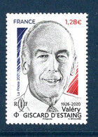 France 2021.Issu De La Mini Planche Valéry Giscard D'éstaing . Cachet Rond Gomme D'origine. - Used Stamps