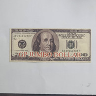 U.S.A-federal Reserve Note-(100$)-GP JUMBO DOLLAR-(17)-(AB 39160288  P B2)-(?)-(Sample Notes)-very Good - Verzamelingen