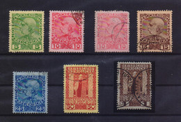 GREECE CRETE 1908/14 AUSTRIAN POST COMPLETE SET USED STAMPS HELLAS No 17-22 (162 E) - Creta