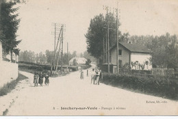 Passage à Niveau à Jonchery Sur Vesle  Railway Level Crossing . Garde Barrière - Structures