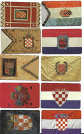 Kroatië,lot,vlaggen, - Croatie