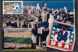 Andorre 1994 - Andorre Française-  FDC. Yvert  Nº 446. Theme: Football.......  (EB) DC-10404 - Usati