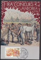 Andorre 1996 - Andorre Française-  FDC. Yvert  Nº 481 Theme: Chevaux.......  (EB) DC-10405 - Used Stamps