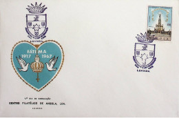 1967 Angola FDC 50th Anniversary Of The Fatima Apparitions - Angola