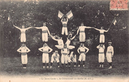 49 - MAINE ET LOIRE - CHÂTEAUNEUF-SUR-SARTHE - La Jeune Garde - Gymnastique, Pyramide (10060) - Chateauneuf Sur Sarthe