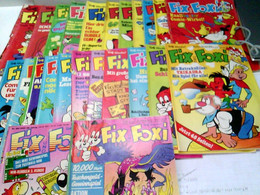 Konvolut Bestehend Aus 24 Heften, Zum Thema: Comics Fix Und Foxi. - Autres & Non Classés