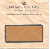 France Enveloppe Publicitaire  L'Urbaine & La Seine DIJON (21 Côte D'Or) - Sonstige & Ohne Zuordnung