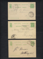 3 Carte Postales Cachet Differente BAHNPOST TRIER , KARTHAUS & BETTINGEN ; état + Details Voir Scan ! LOT 193 - 1895 Adolfo De Perfíl