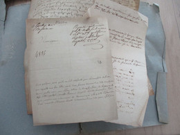 USTOU TARN AUDE X 3 Documents Dont Généalogie Et Velin 1661  Acte Familiale - Manoscritti