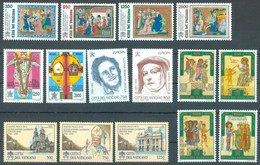 VATICAAN/VATIKAN/CITA DEL VATICANO - 1996 YEARSET/JAHRGANG/JAARGANG MNH/**/NEUF - MiNr. 1167/1206 + BL 16 - Annate Complete