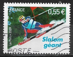 France 2009. Scott #3595d (U) Giant Slalom Skier - Used Stamps
