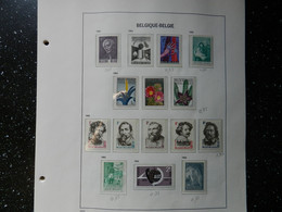 Belgium : 1965-1986,  Rest Of A Collection, With Still Some Good Sets, Unmounted Mint And Used - Sammlungen (im Alben)
