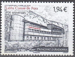 Andorre Français 2020 Lycée De Comte De Foix Neuf ** - Unused Stamps