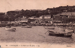 13 / MARSEILLE / L ESTAQUE / LE PORT VU DE LA JETEE / LL 74 - L'Estaque