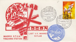 SKYLAB - CARR-GIBSON-POGUE - MADRID S.T.D.N. TRACKING STATION - 16.11.1973  /1 - Autres & Non Classés