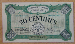 Chartres Eure-et-Loir ( 28) 50 Centimes Chambre De Commerce  Janvier 1921 5me Emission - Chambre De Commerce