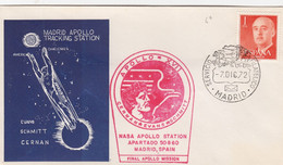 APOLLO XVII - EVANS SCHMITT CERNAN  -  MADRID 7.12.1972   /1 - Other & Unclassified