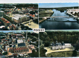 78 - POISSY - Mairie, Pont Et Usine Simca Ford, église Romane, Château La Suchette - Poissy