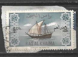 USED STAMP RAS AL KHAIMA - Ras Al-Khaima