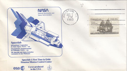 NASA ESA - SPACELAB - HOUSTON DEC 5.1983   /1 - Andere & Zonder Classificatie