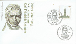 Germany / Berlin - Mi-Nr 640 FDC (B1828)- - 1981-1990