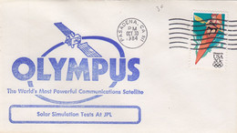 OLYMPUS -  THE WORLD'S MOST POWERFUL COMMUNICATIONS SATELLITE -   PASADENA  OCT 30 .1984   /2 - Non Classés