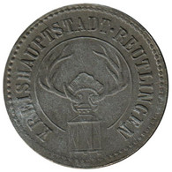ALLEMAGNE - REUTLINGEN - 50.1 - Monnaie De Nécessité - 50 Pfennig 1918 - Monedas/ De Necesidad