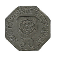 ALLEMAGNE - ROSENHEIM - 50.1 - Monnaie De Nécessité - 50 Pfennig 1917 - Monedas/ De Necesidad