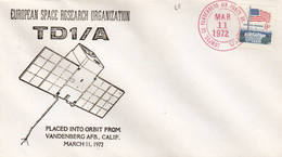 EUROPEAN SPACE RESEARCH ORGANIZATION - TD1/A - VANDENBERG CA. MAR 11.1972 /2 - Nordamerika