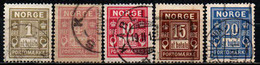 NORVEGIA - 1889 - CIFRA - AT BETALE - USATI - Gebraucht