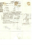 1835 REIMS COMPTE DE VENTE Veuve Heidsieck Champagne Pour St Petersbourg Par Matheus Négociant Rouen Franc-maçonnerie - 1800 – 1899